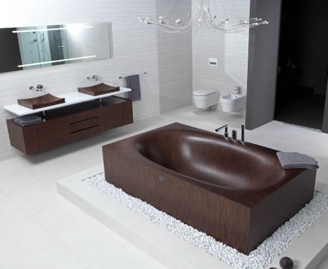 file.429005 Những mẫu thiết kế bồn tắm gỗ sang trọng hợp phong thủy cho phòng tắm